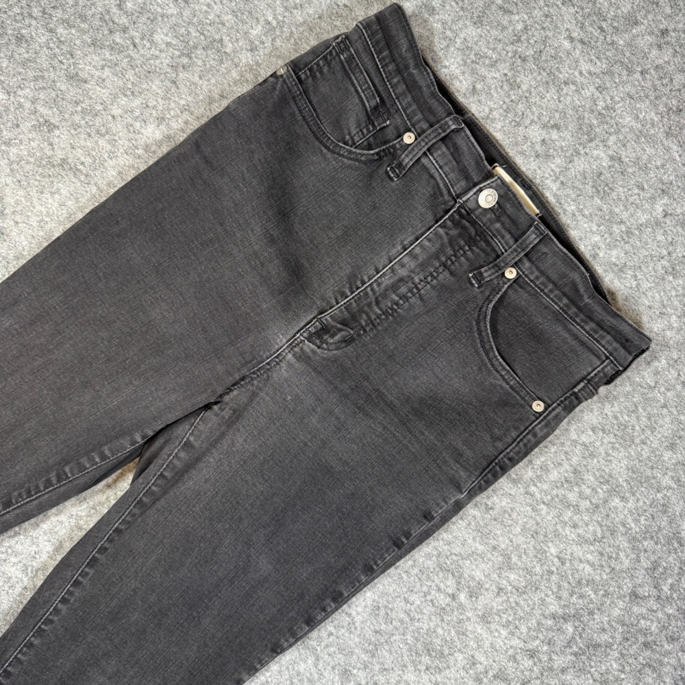 Madewell High-Rise Skinny Jeans Black Wash Size 28‎ Stretch Denim Pants